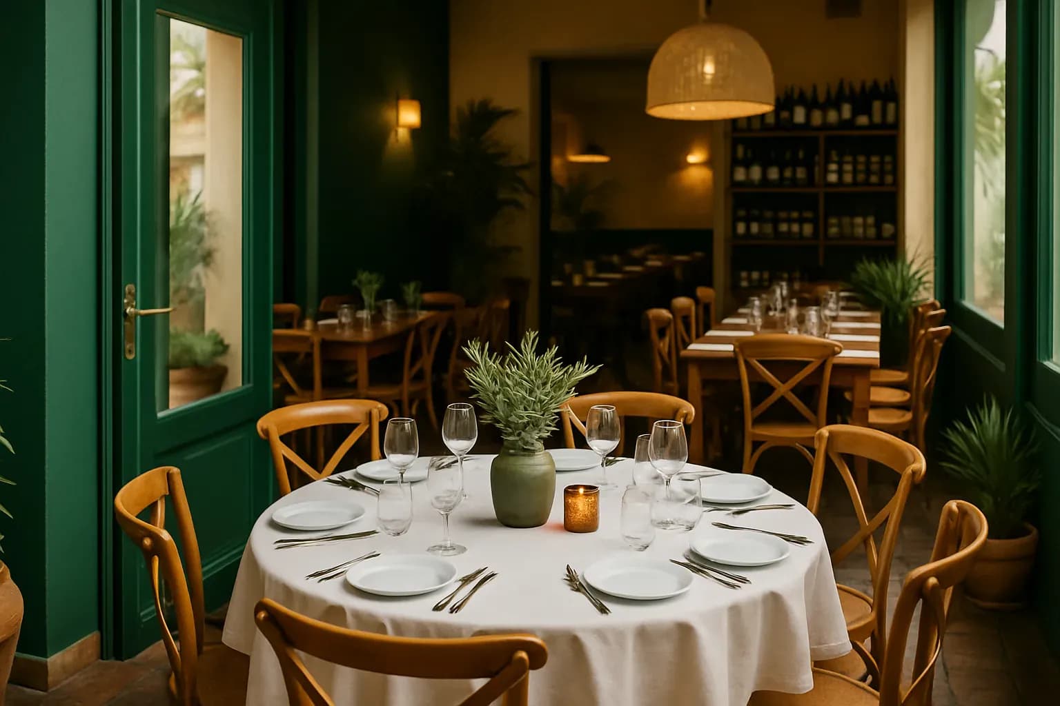 Illustration éditoriale : comment privatiser une salle de restaurant pour un événement entre proches.